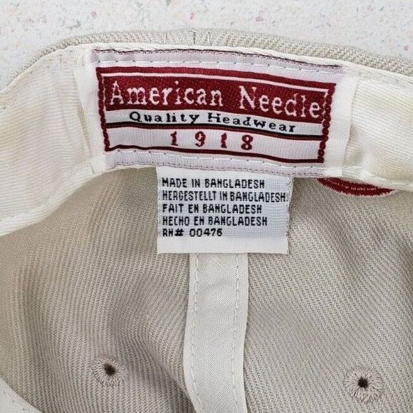 Wrigley Field Built In 1914 Chicago Baseball Cap Hat Tan Beige Adjustable - Picture 10 of 12